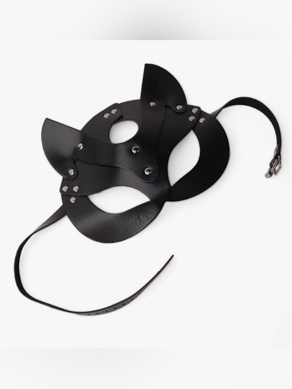 Faux leather animal mask